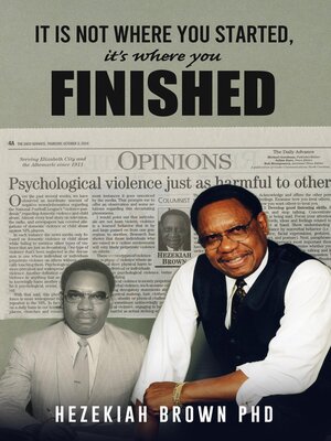 cover image of It Is Not Where You Started, It's Where You Finished